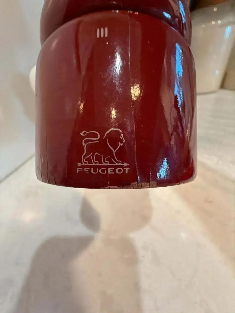 Peugeot‎ Paris Classic Red Lacquered Wood Pepper Mill